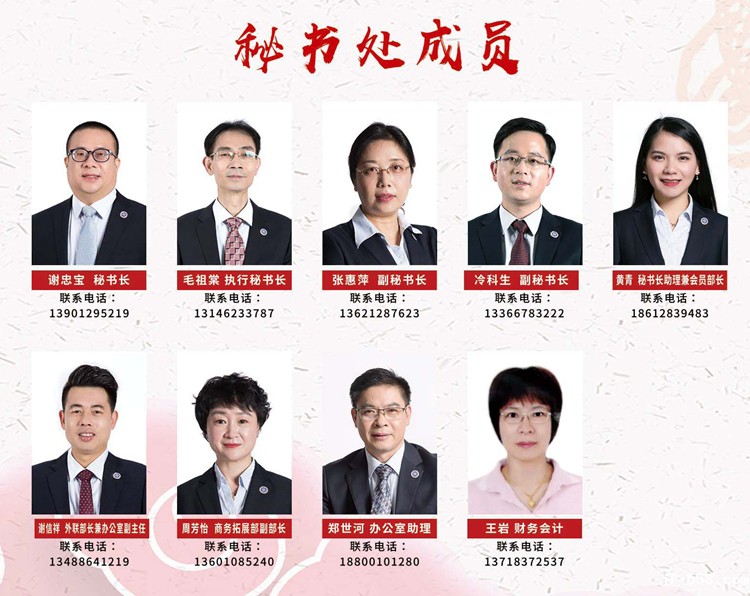 秘书处成员